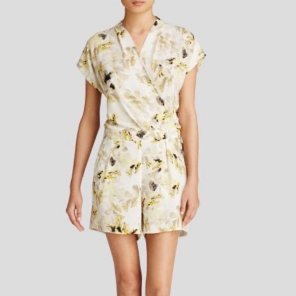 DKNYC Floral Romper - Short Sleeve Lightweight  (Size S)